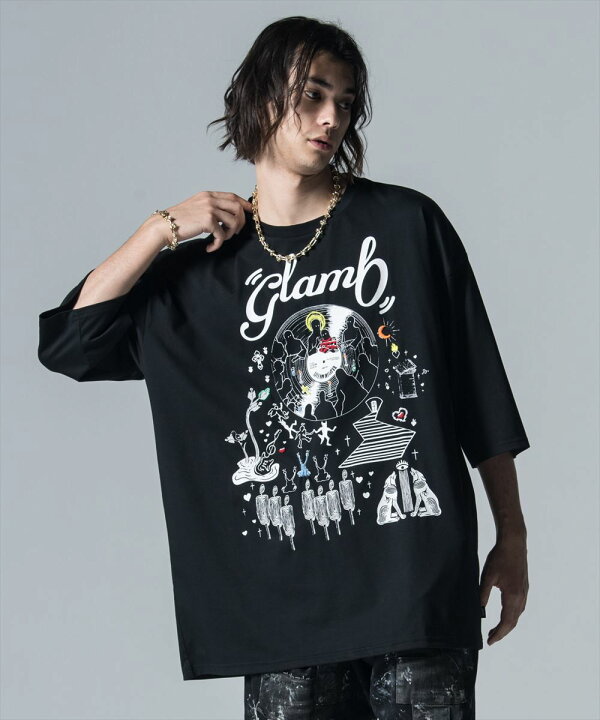 楽天市場】glamb グラム Needlework Oversize T-shirts ニードルワーク 