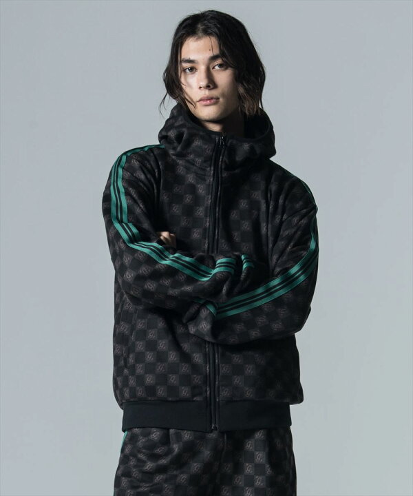 楽天市場】glamb グラム Monogram Hooded Jersey モノグラムフーデッド 