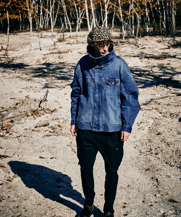 楽天市場】glamb グラム Hi Neck Denim Jacket ハイネックデニム  