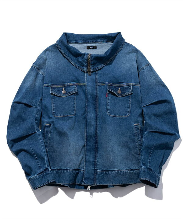 楽天市場】glamb グラム Hi Neck Denim Jacket ハイネックデニム 