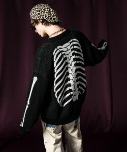 glamb O@Skeleton Cardigan XPgJ[fBK
