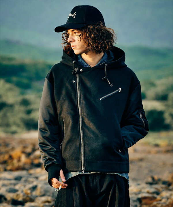 楽天市場】glamb グラム Combination Hood Riders Jacket 