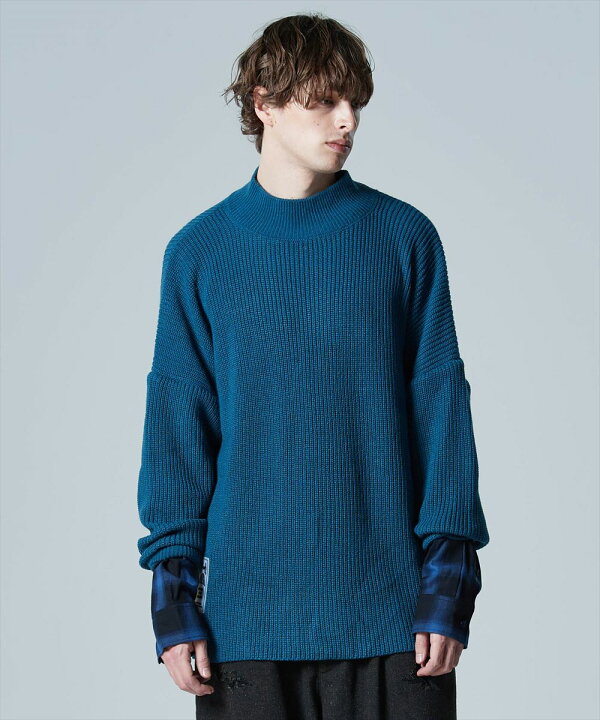 楽天市場】glamb グラム Check Layered Pullover Knit / チェック 