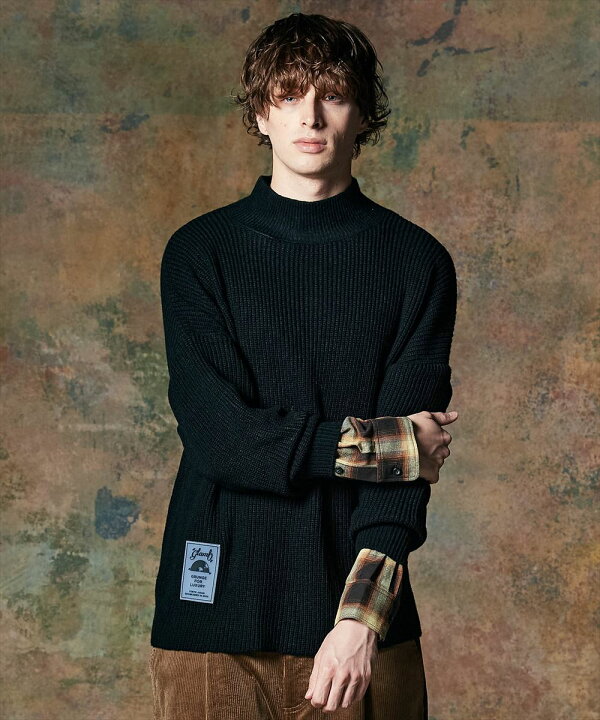 楽天市場】glamb グラム Check Layered Pullover Knit / チェック 
