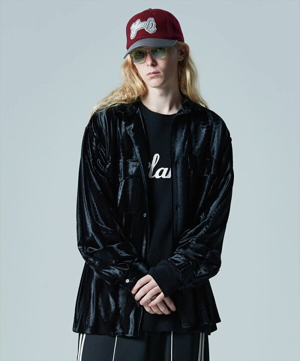 楽天市場】glamb グラム Glamorous Shade Velour Shirt / グラマラス  