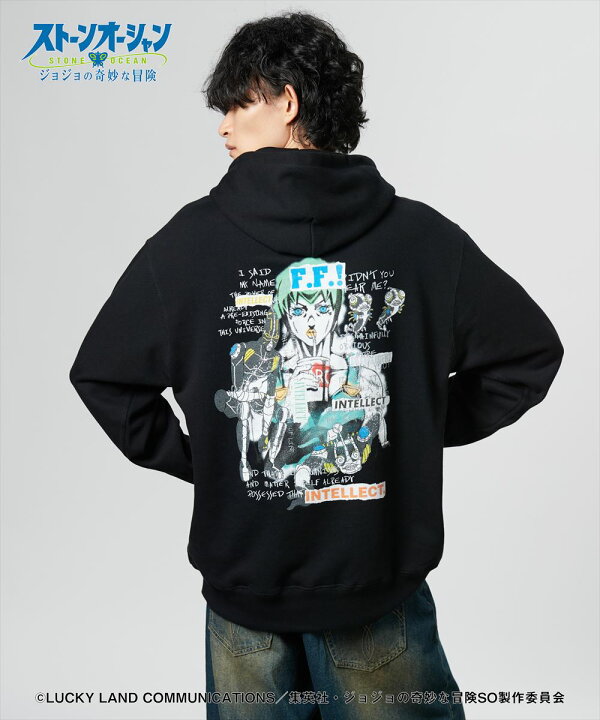 楽天市場】ジョジョの奇妙な冒険 ストーンオーシャン F・F Hoodie 