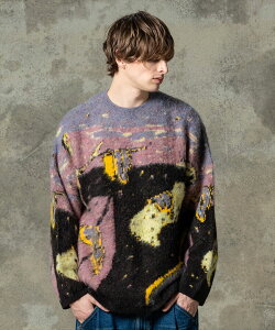 glamb �O�����@Twist Clocks Pullover Knit / �c�C�X�g�N���b�N�v���I�[�o�[�j�b�g