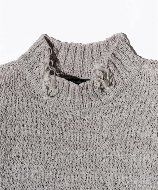 楽天市場】glamb グラム Crush Mock Neck Knit / クラッシュモック 