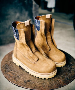 Denim Combination Outdoor Boots / �f�j���R���r�l�[�V�����A�E�g�h�A�u�[�c�@glamb �O����