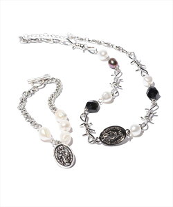 Anarchy Pearl Necklace / �A�i�[�L�[�p�[���l�b�N���X�@glamb �O����