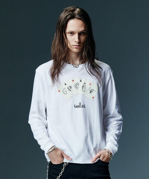 Good Luck Card Cutsew / グッドラックカードカットソー　glamb グラム