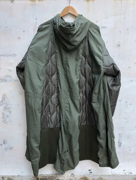 楽天市場】77circa：circa make triangle switching m-51 coat / M51  