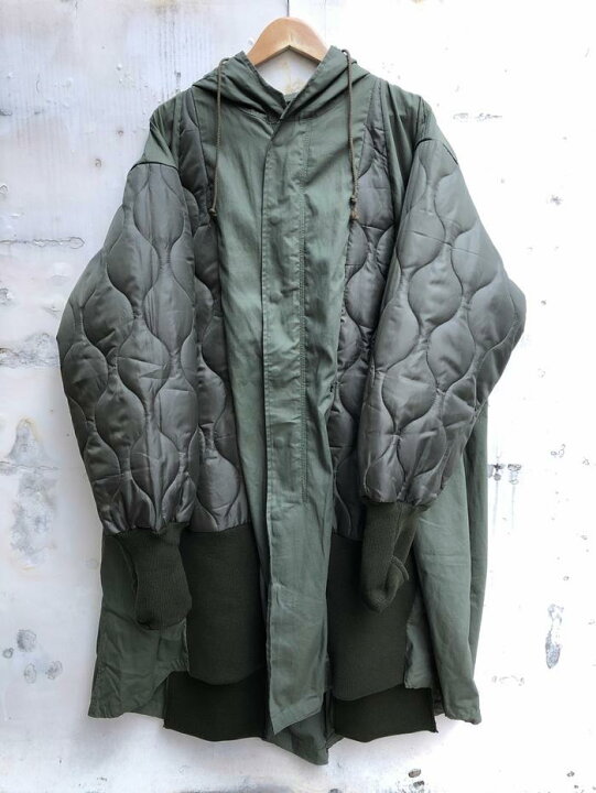 楽天市場】77circa：circa make triangle switching m-51 coat / M51  