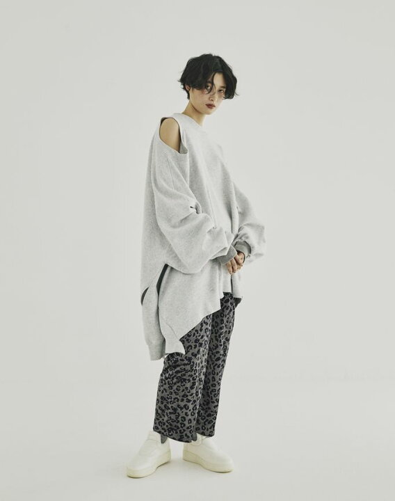 楽天市場】77circa / 77サーカ circa make double neck wide sweat top  