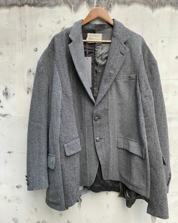 楽天市場】77circa 77サーカ make cutback wide tweed jacket リメイク 