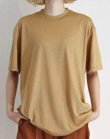 THE NERDYS / ザ ナーディーズ　Merino Wool Mix PLAIN T-shirt　メリノウール混 Tシャツ　特別価格