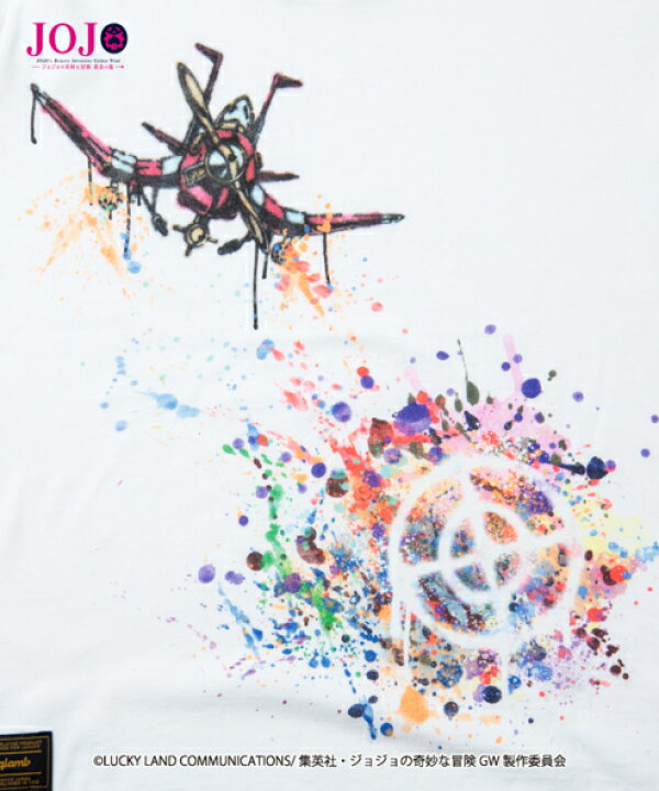 楽天市場 Glamb グラム Narancia Ghirga S Stand T エアロスミス Tシャツ Jojo Vol 1 Fusion Sun