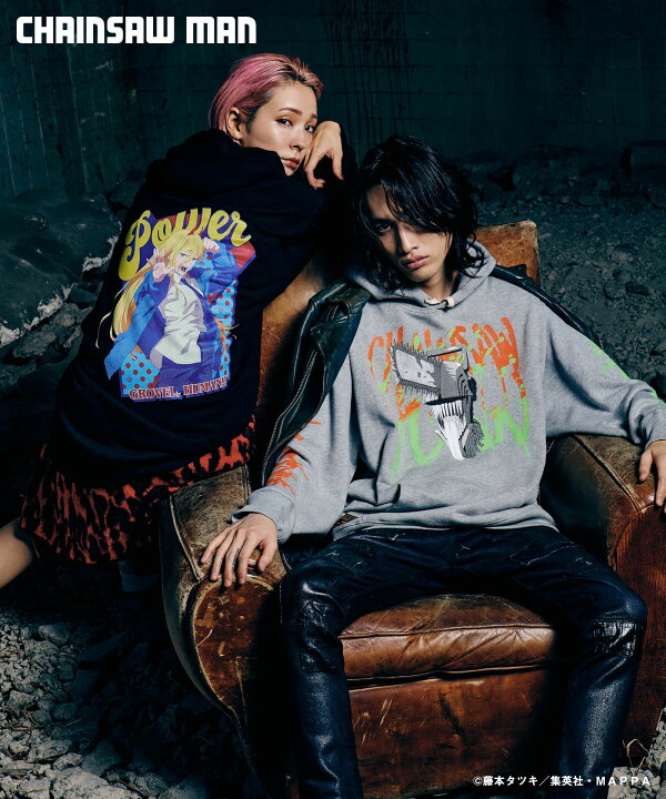 楽天市場】Chainsaw Man チェンソーマン × glamb グラム Power Hoodie 