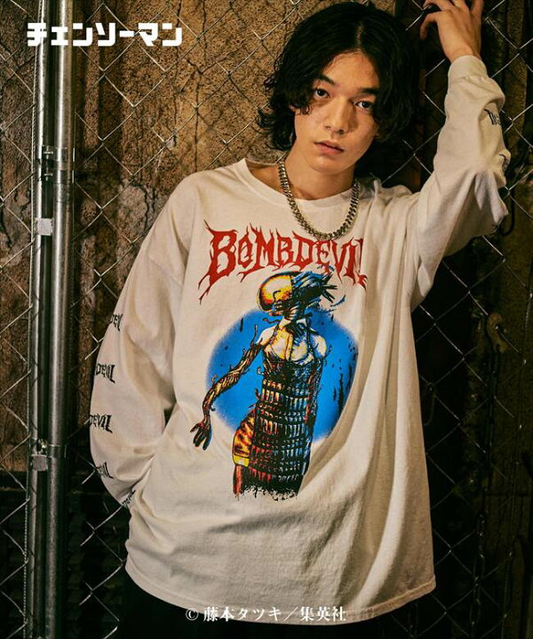 楽天市場】glamb グラム チェンソーマン Bomb Devil Long Sleeve T 