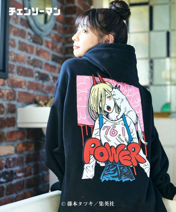 楽天市場】glamb グラム チェンソーマン Power Hoodie パワー フーディ 
