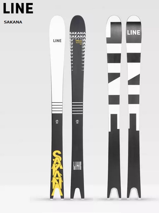 楽天市場】LINE ライン スキー板 SAKANA 板単品 〈21/22モデル