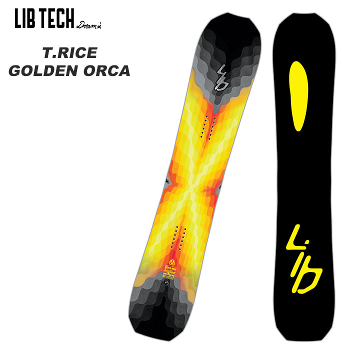 楽天市場】LIBTECH リブテック スノーボード 板 T.RICE GOLDEN ORCA 22