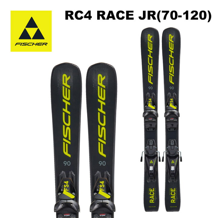 楽天市場】FISCHER フィッシャー スキー板 RC4 RACE JR (70-120 