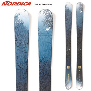 Nordica ノルディカ スキー板 UNLEASHED 98 W 板単品 22-23 モデル レディース