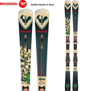 ROSSIGNOL ロシニョール スキー板 SUPER VIRAGE VII TECH ビンディングセット 22-23 モデル JAPAN LIMITED