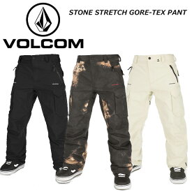 VOLCOM ボルコム ウェア STONE STRETCH GORE-TEX PANT ストーン ストレッチ ゴアテックス パンツ 22-23 モデル (2023) スノーウェア スキー スノーボード
