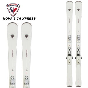 ROSSIGNOL ロシニョール スキー板 NOVA 8 CA XPRESS + XPRESS W 11 GW B83 WHITE SPARKLE ビンディングセット 23-24モデル