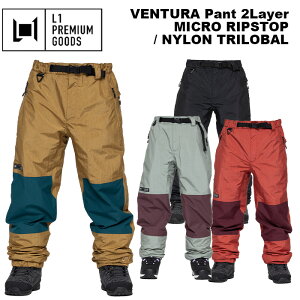 L1 エルワン ウェア VENTURA Pant 2Layer - MICRO RIPSTOP / NYLON TRILOBAL 23-24(2024)モデル パンツ