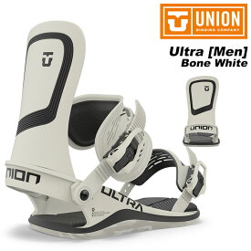 UNION ユニオン スノーボード ビンディング Ultra [Men] Bone White 23-24 モデル