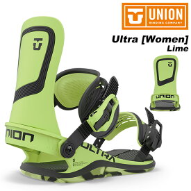 UNION ユニオン スノーボード ビンディング Ultra [Women] Lime 23-24 モデル レディース