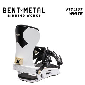 BENTMETAL ベントメタル スノーボード ビンディング STYLIST WHITE 23-24 モデル レディース