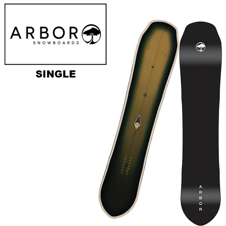 楽天市場】ARBOR アーバー スノーボード 板 SINGLE 23-24 モデル 