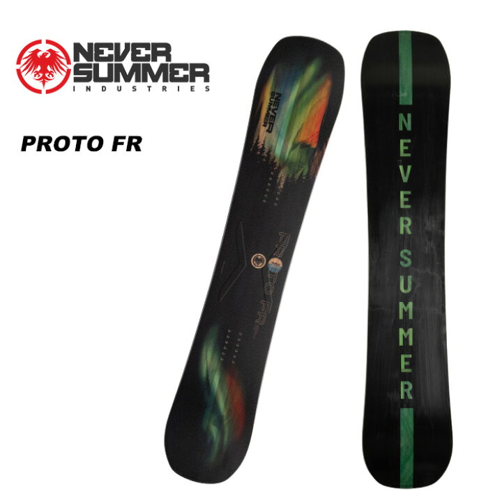 楽天市場】NEVER SUMMER ネバーサマー スノーボード 板 PROTO FR 23-24 