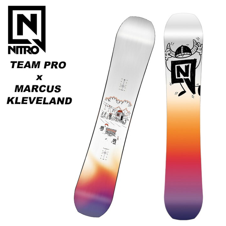楽天市場】NITRO ナイトロ スノーボード 板 TEAM PRO x MARCUS  