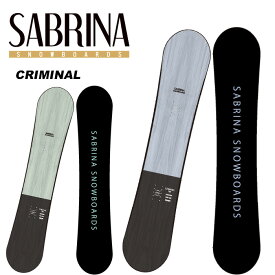 SABRINA サブリナ スノーボード 板 CRIMINAL 23-24