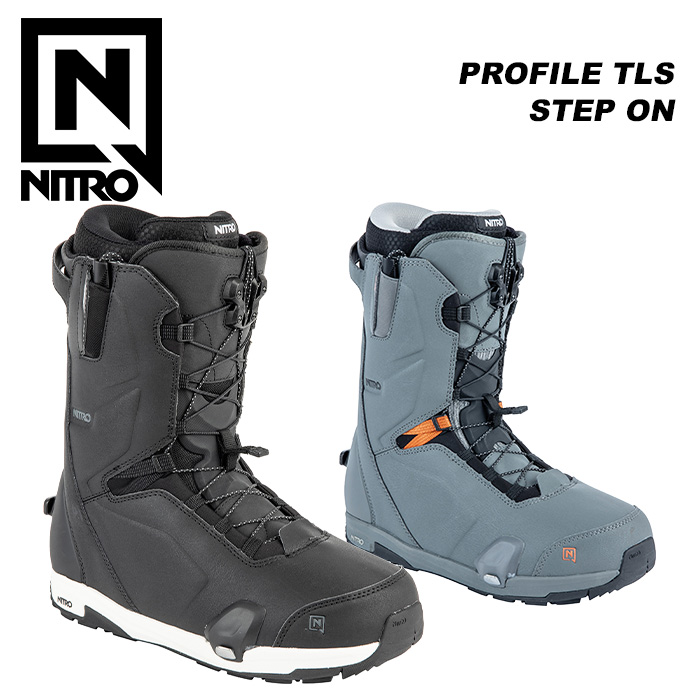 NITRO ナイトロ スノーボード ブーツ PROFILE TLS STEP ON Charcoal 23-24 モデル