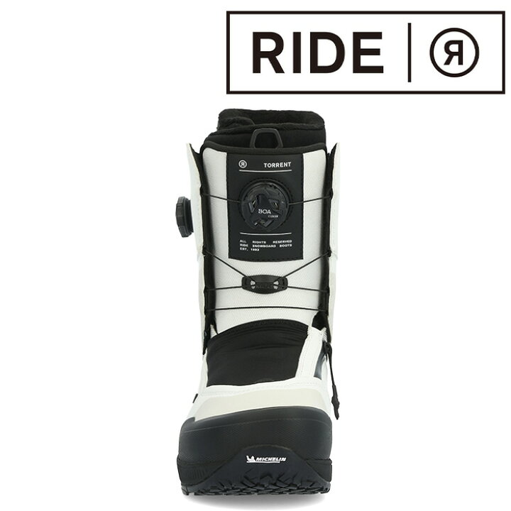 楽天市場】RIDE ライド スノーボード ブーツ TORRENT WHITE 23-24 
