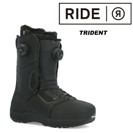 RIDE ライド スノーボード ブーツ TRIDENT BLACK 23-24 モデル