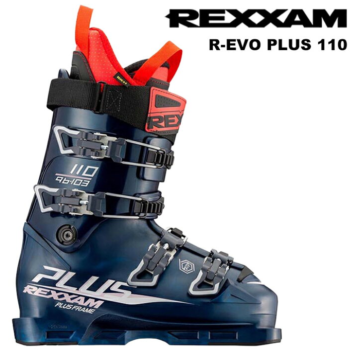 楽天市場】REXXAM レクザム スキーブーツ R-EVO PLUS 110 IRON NAVY 23 