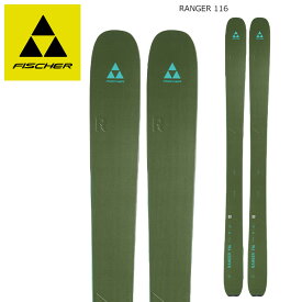 FISCHER フィッシャー スキー板 RANGER 116 板単品 23-24 モデル