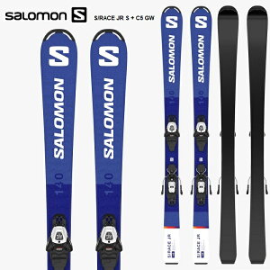 SALOMON サロモン スキー板 S/RACE Jr S + C5 GW ビンディングセット 23-24 モデル ジュニア