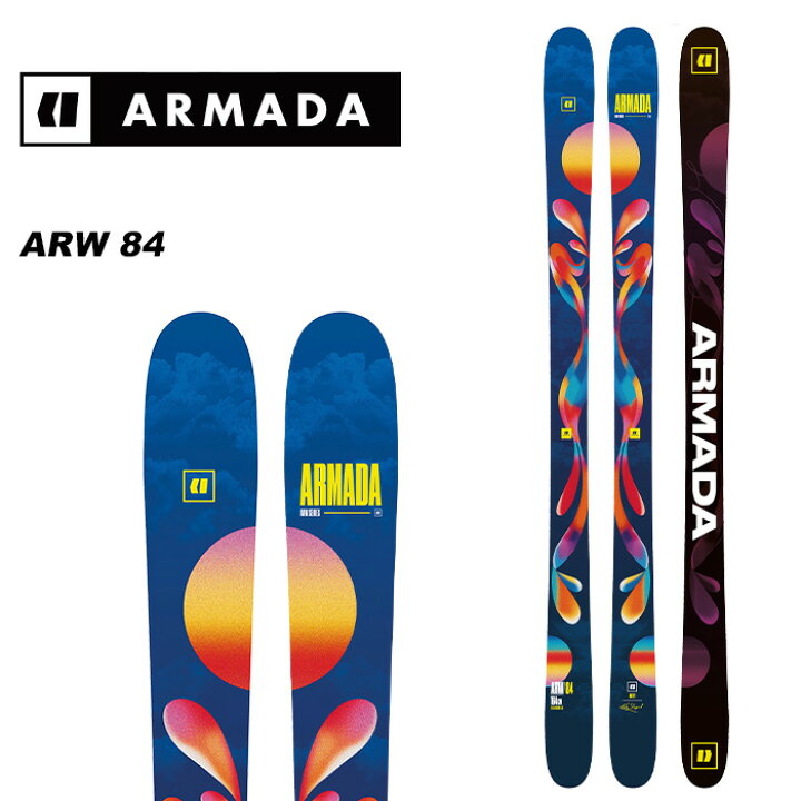 楽天市場】ARMADA アルマダ スキー板 ARW 84 板単品 23-24 モデル 