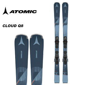 ATOMIC アトミック スキー板 CLOUD Q8 + M 10 GW Blue Black/Orange ビンディングセット 23-24 モデル レディース
