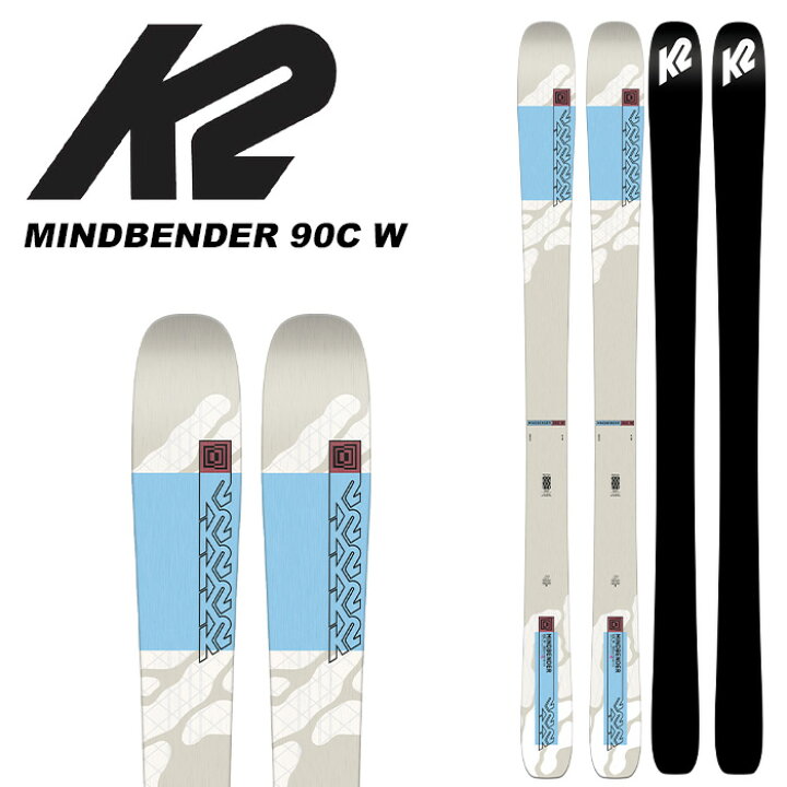 楽天市場】K2 ケーツー スキー板 MINDBENDER 90C W 板単品 23-24 
