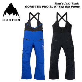 BURTON バートン ウェア Men's [ak] Tusk GORE-TEX PRO 3L Hi-Top Bib Pants 23-24(2024)モデル パンツ