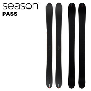 SEASON シーズン スキー板 PASS 板単品 24-25 モデル